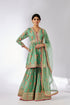 Samiksha Peplum Sharara Set - Mint